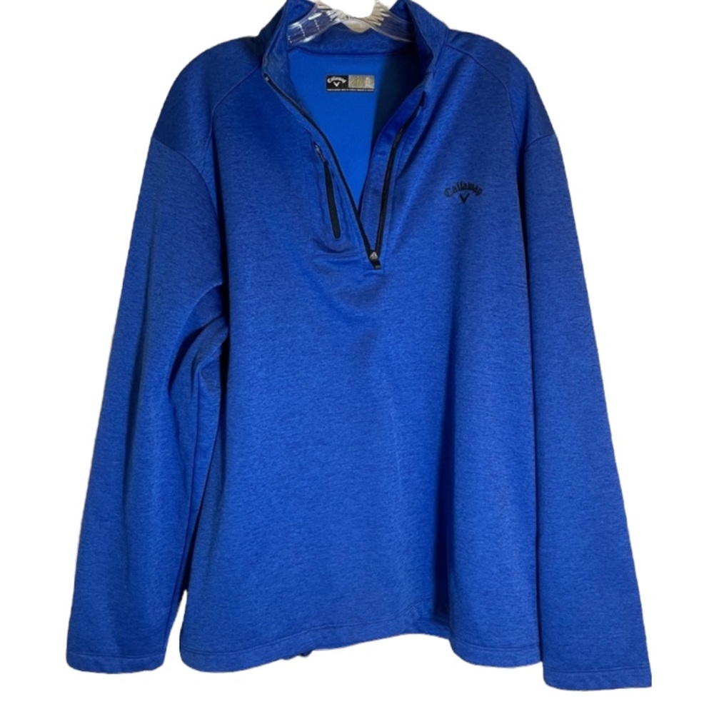 Men's Callaway Golf XL Blue Long Sleeve Quarter Zip